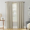 Sun Zero Easton Energy Saving Blackout Rod Pocket Curtain Panel,