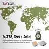 Taylor Analog Kitchen Scale, Stainless Steel Mechanical Food Scale with