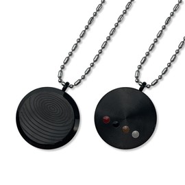 Emf Protection Anti-Radiation Terahertz Wave Shield Defense Necklace,Terahertz Cosmic Energy Protection Necklace,Black