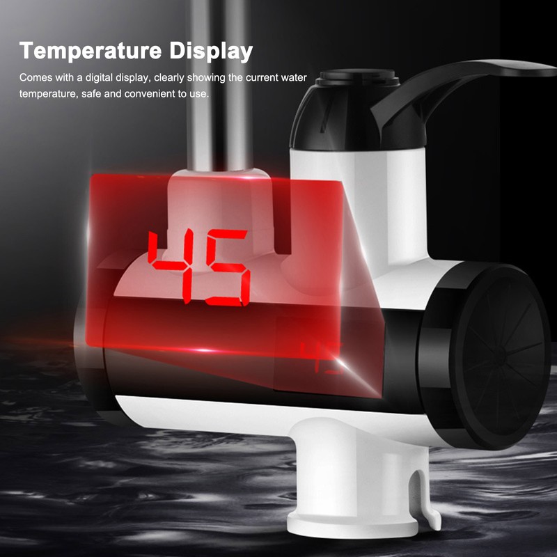 3000W Instant Hot Water Faucet Electric Water Heater Tap with