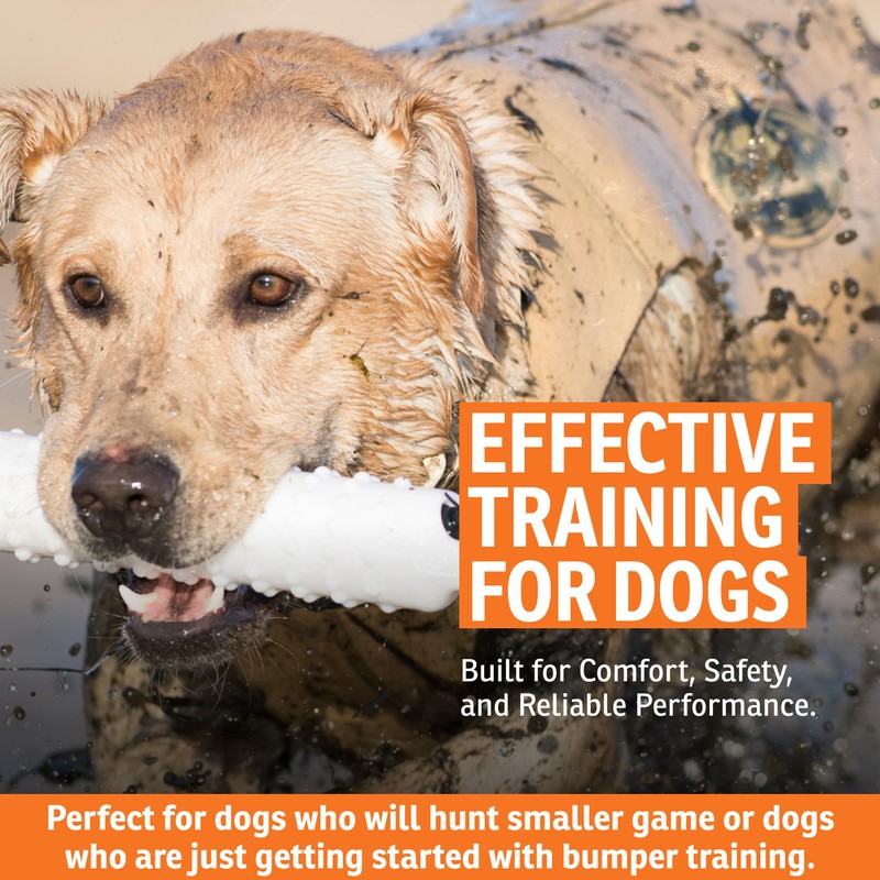 SportDOG White Plastic Dummies - Durable Soft Plastic Retriever &