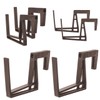 KADAX Plastic Balcony Box Holder, Flower Box Holder, No Drilling,