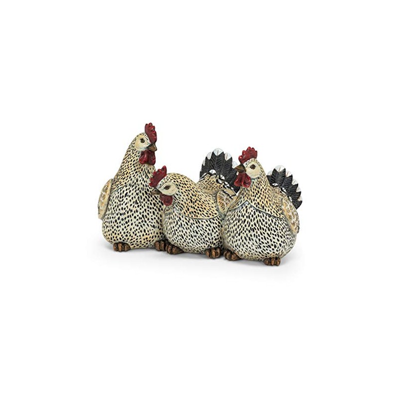 Abbott Collection Rooster Trio Figurine, 11"