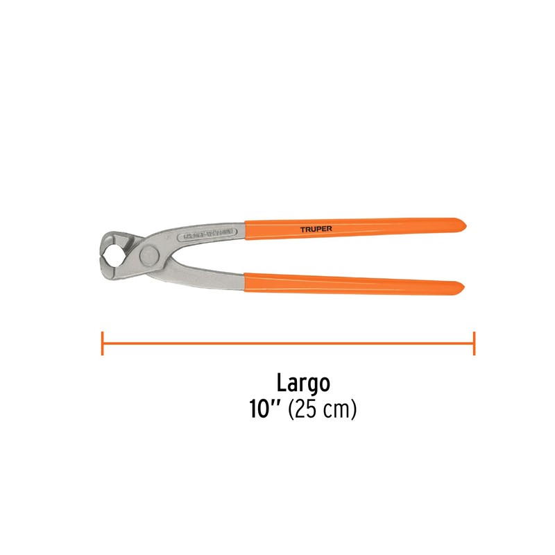 Truper TN-10A, Tenaza de armador 10", acero al cromo