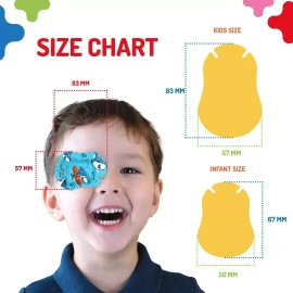 OPTHOPACT KIDS Parches Para Ojos Niños Con Diseños Sin Latex De Algodon