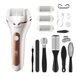 SilkGlow Electric Foot Callus Remover Rechargeable Pedicure Kit