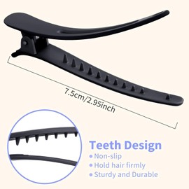 20 Pcs Hair Clips for Styling Sectioning, Duck Billed Hair Styling Clips, No Crease Hair Sectioning Clips for Salon and Home Use