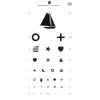 Graham Field Kindergarten Kids Plastic Eye Test Wall Chart BRAND NEW Children's Pediatric