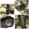 Camo Dog Vest with Leash Hook Warm and Cozy Camouflage