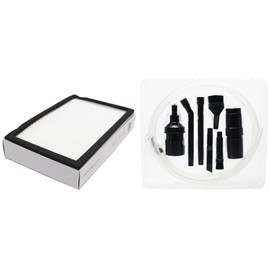 3-Pack EF-2 HEPA Filter 86880 with 1 Micro Vacuum Attachment Kit Replacement for Kenmore - Compatible with Kenmore 20-86880, Kenmore EF-2, Panasonic MC-V194H, Kenmore 11630012000, Kenmore 11630212000