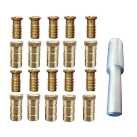 mistcooling Pool Cover Anchors for inground Pools - 10 Pack with Tamping Tool - 5/8" Anchor. Fits 3/4" Hole- 5001ABR