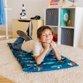 Wildkin - Funda para Siesta Infantil para niños y niñas, Funda para Descanso con diseño de Solapa Cosida, Perfecta para Preescolar y guardería, se Adapta a Nuestra Alfombrilla de Siesta de Vinilo de