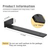 Winker 4 Pack Shelf Brackets 14 Inch Floating Shelf Bracket