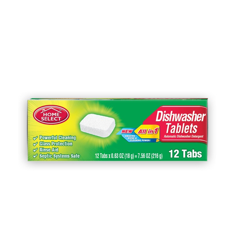 Home Select 10845-12 Dishwasher Tablets