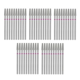 50pcs Nail Drill Corn Bits Set Nail Glue Removing Professional Accessory Cuticle Remover Bits Set for Manicure Pedicure