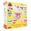 RoseArt - Mini-Shaped - Cupcakes - 500 Piece Jigsaw Puzzle