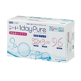 ワンデーピュアうるおいプラス 96枚入 【BC】8.8 【DIA】14.2 【PWR】-4.75 +オリジナル左右シール付