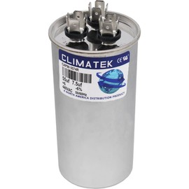 1172293 - ClimaTek Upgraded 55/7.5 uf MFD Round 370/440 Volt Capacitor Fits Snyder
