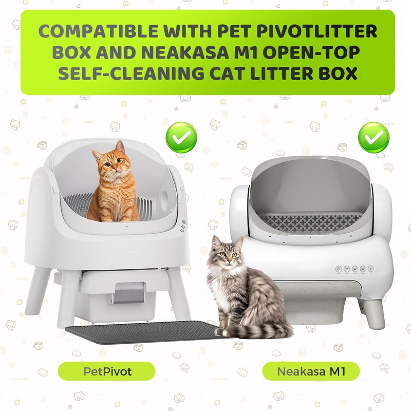 120 Count Cat Litter Box Liners Bags Compatible with Neakasa