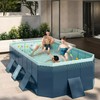 Foldable Pool, Non-Inflatable Swimming Pool for Kids, Adults and Pets,