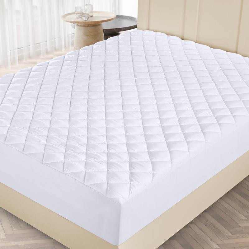 Utopia Bedding Quilted Fitted Queen Mattress Pad, Soft & Elastic