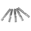 TICFOX Pack of 5 Single Flute End Mill, 6 mm
