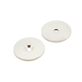 Magnet Expert 32mm dia x 2mm thick x 4mm c/sink Steel Disc ( Pack of 10 )