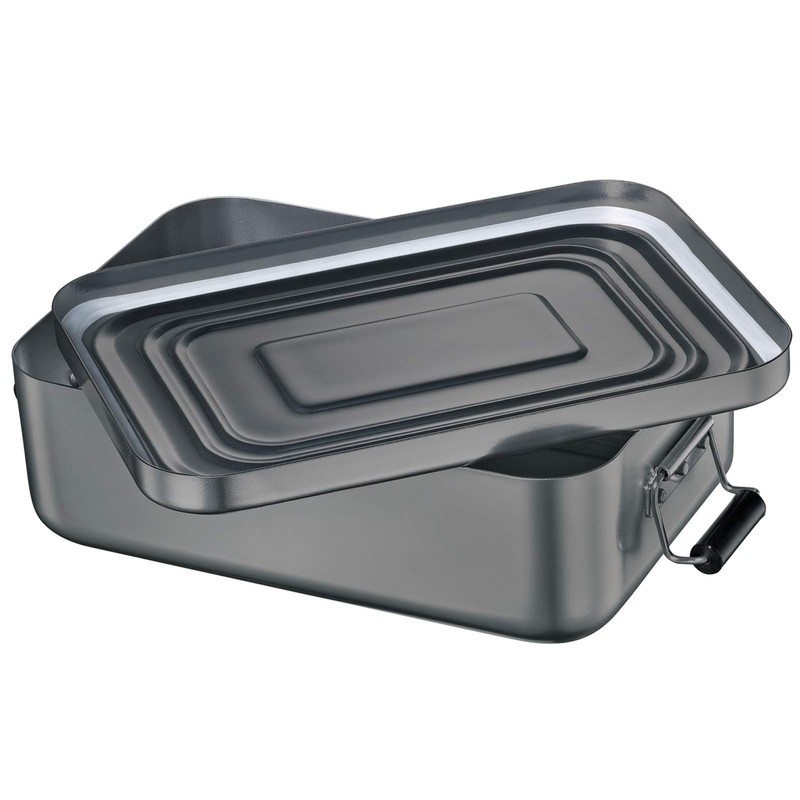 Lunch Box Alu anthra 18x12x5cm