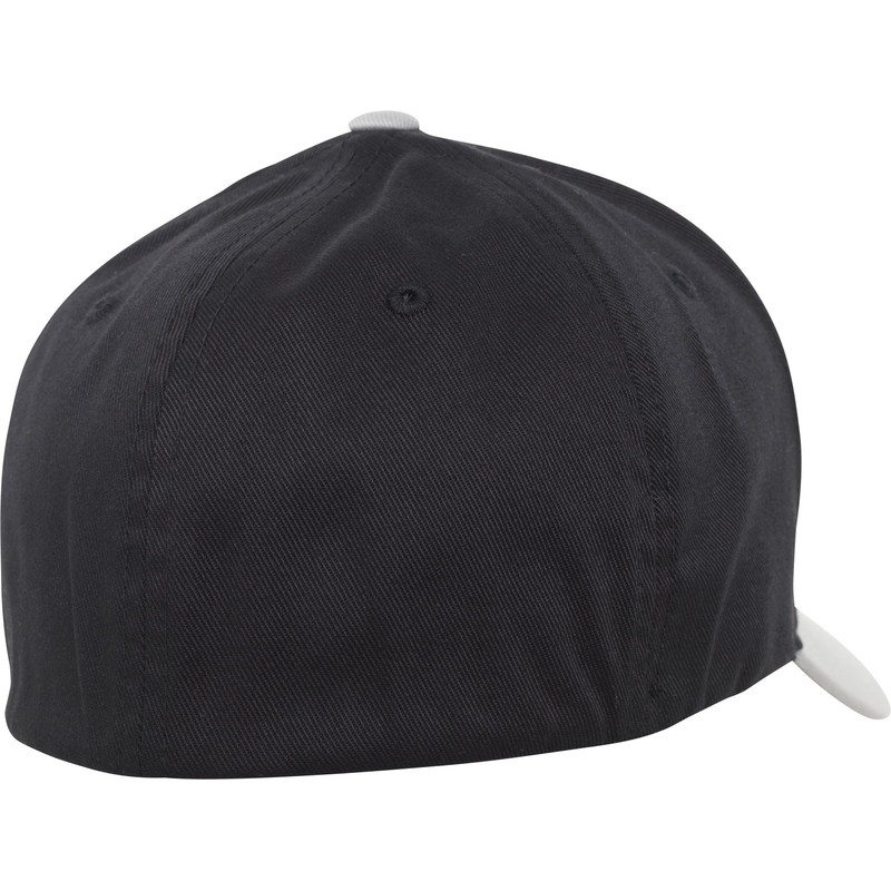 Flex fit Wooly Combed 2-Tone Cap, Blk/Silver, L-XL