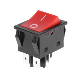 DEWIN Rocker Switch, 1 Piece Soldering Machine Welding Machine Boat Type 4-Pin On/Off Switch Rocker Switch 30A