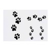 Azeeda 4 x 'Dog Pawprints' Temporary Tattoos - Water Resistant,