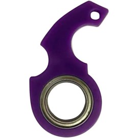 Key Flipping Keychain Spinner Spinning Key Ring Spinner for Car Key Pocket Spinning Stress Reliever Tool Fidget Spinners for Teen Man Women (Purple)