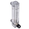 Liquid Flowmeter Panel Type Acrylic Transparent Adjustable Fluid Flow Meter