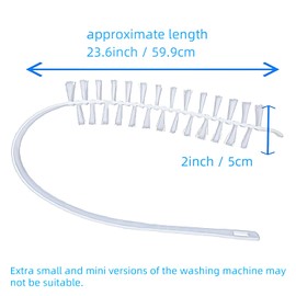 2Pcs Washing Machine Cleaning Brush, Washing Machine Brush Washing Machine Cleaner Front Load Washer Cleaner Brush Load Washer Cleaner Drum Washing Machine Cleaning Tools