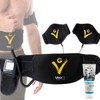 VEOFIT Ab Toning Belt EMS Electrical Muscle Stimulator Trainer: slims, tones and strengthens Abs, Arms, Thighs and Glutes muscles, Men & Women, Fitness Guide and Bag included