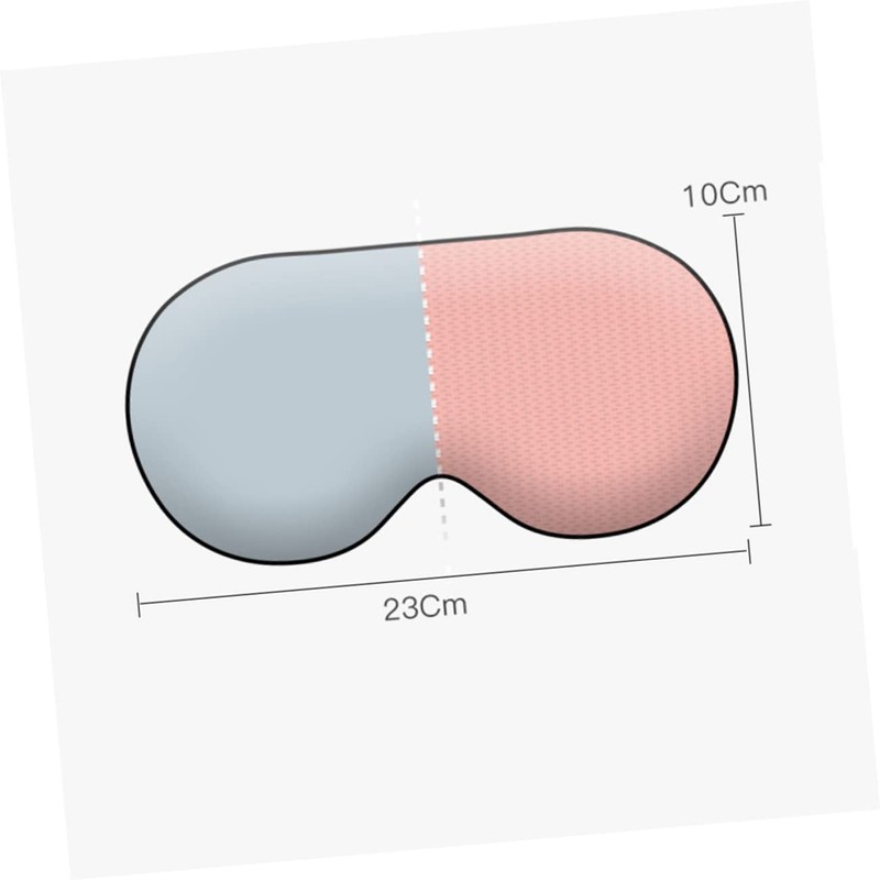 FRCOLOR 1pc Dual Use Silk Sleep Eye Mask Light Blocking