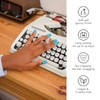 NAILOG Semi-hardened Gel Nail Stickers (20 Sheets), Long Lasting, Salon