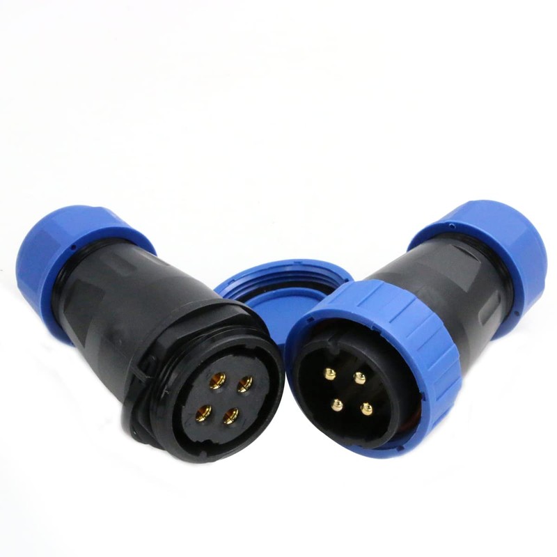 ZBLZGP TY28 Solderless Plug Socket IP68 Waterproof Connector 2-9 Pin