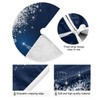 ATTX Winter Blue Snowflakes Tree Skirt Home Decoration Large Round