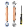 BAYTORY 3Pcs Screen Tool, Window Screen Spline Roller Tool with