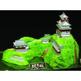 Doyusha S-27 1/350 Japanese Famous Castle Standard Gifu Castle Plastic Model Molded Color