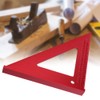 Woodworking Hole Scribing Gauge 45/90 Degree Aluminum Triangular Ruler Carpenter
