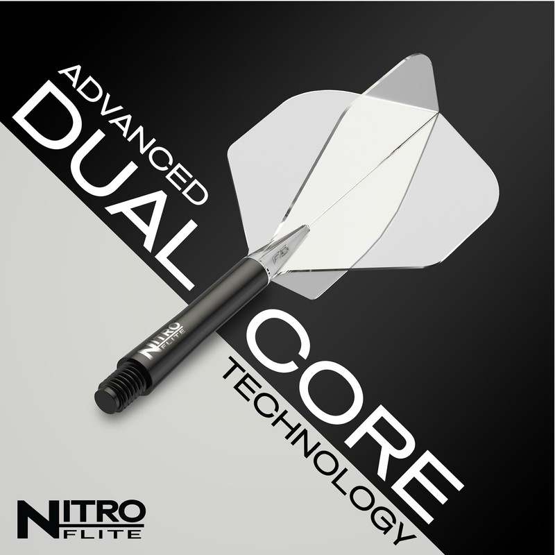 RED DRAGON Darts - Nitro Flite Integrated Flights & Shafts