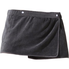 FOKH saunakilt Men's Portable Bath Towel Magic Shower Skirt Soft Breathable Swimming Beach Bath Dress Sports Gym Bathrobe for Adults 30 x 140 cm Portable Grey