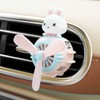 Car Air Fresheners Pilot Rabbit Cute Car Diffuser Rotating Propeller