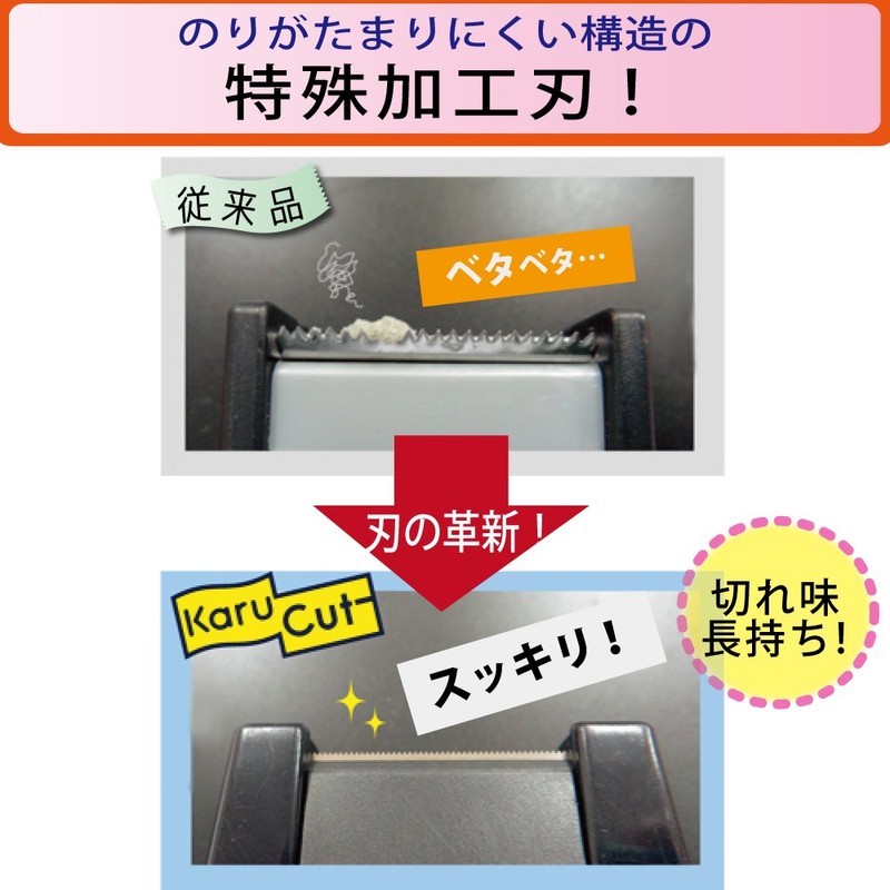 コクヨ テープカッター カルカット ハンディ 黒 T-SM200D