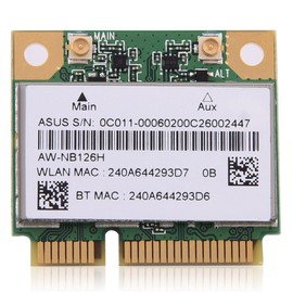 Bluetooth WiFi PCI-E Wireless Card, Dual Band Network Card for Desktop, Laptop, Industrial Control Board - WLAN Card with Double Functionality