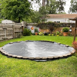 EEATUZTL Sliver Tarps Heavy Duty Waterproof, 12 Mil Large Tarps with Grommets and Reinforced Edges, UV Tear Fade Resistant, Heavy Duty Tarpaulin for Outdoors Patio Camping, 10 * 14FT