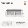 GRUSIGN 39.6" Shoe Storage Bench with Cushion, Entryway Shoe Cabinet,