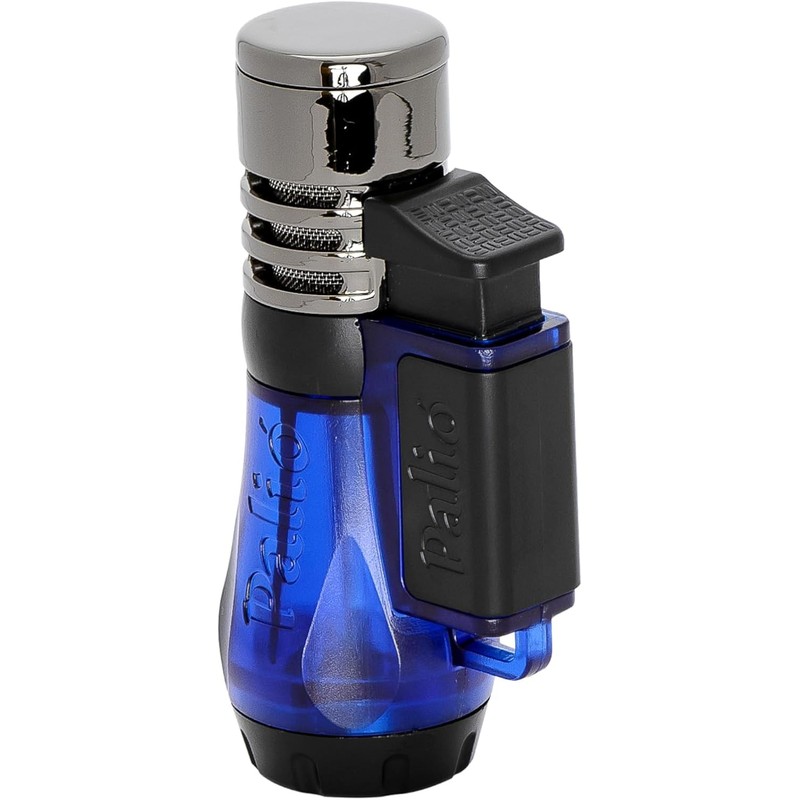 Palio Vesuvio Triple Jet Flame Torch Lighter, Blue – Precision